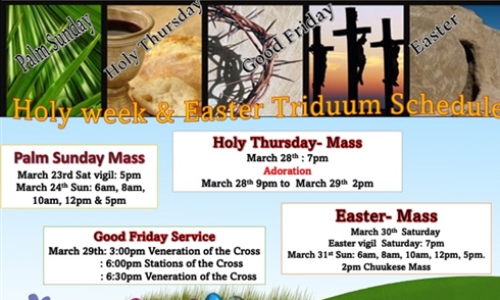 Holy Week Schedule-2024